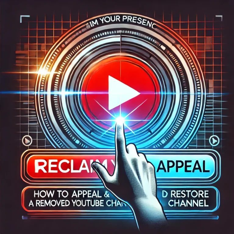Reclaim Your Presence: How to Appeal and Restore a Removed YouTube Channel