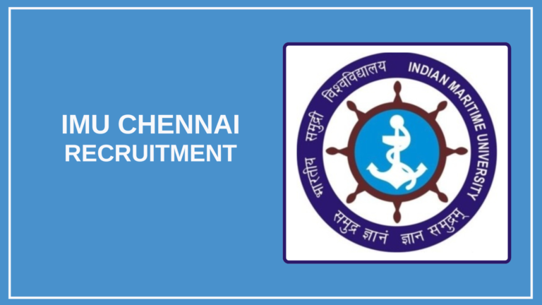 IMU Recruitment 2025 – Apply for Vacancies