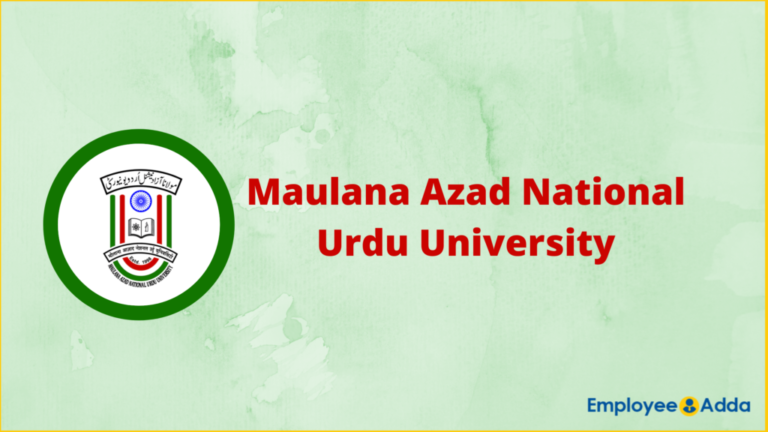 MANUU Recruitment 2025 – Apply Online Vacancies