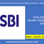 SBI Junior Associates ( Clerk ) Recruitment 2024 Pre Exam Notice Out