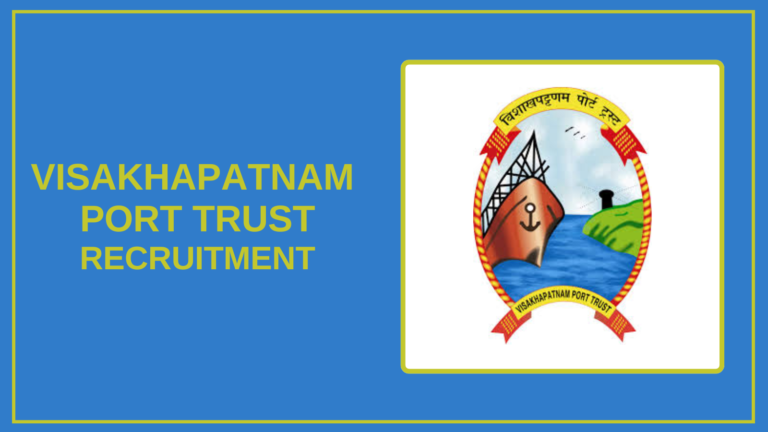 Visakhapatnam Port Trust Jobs 2025 – Apply 1 Jobs