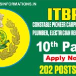 ITBP Constable Electrician Recruitment 2024, Apply Online