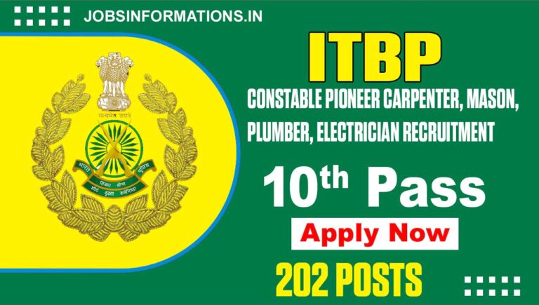 ITBP Constable Electrician Recruitment 2024, Apply Online